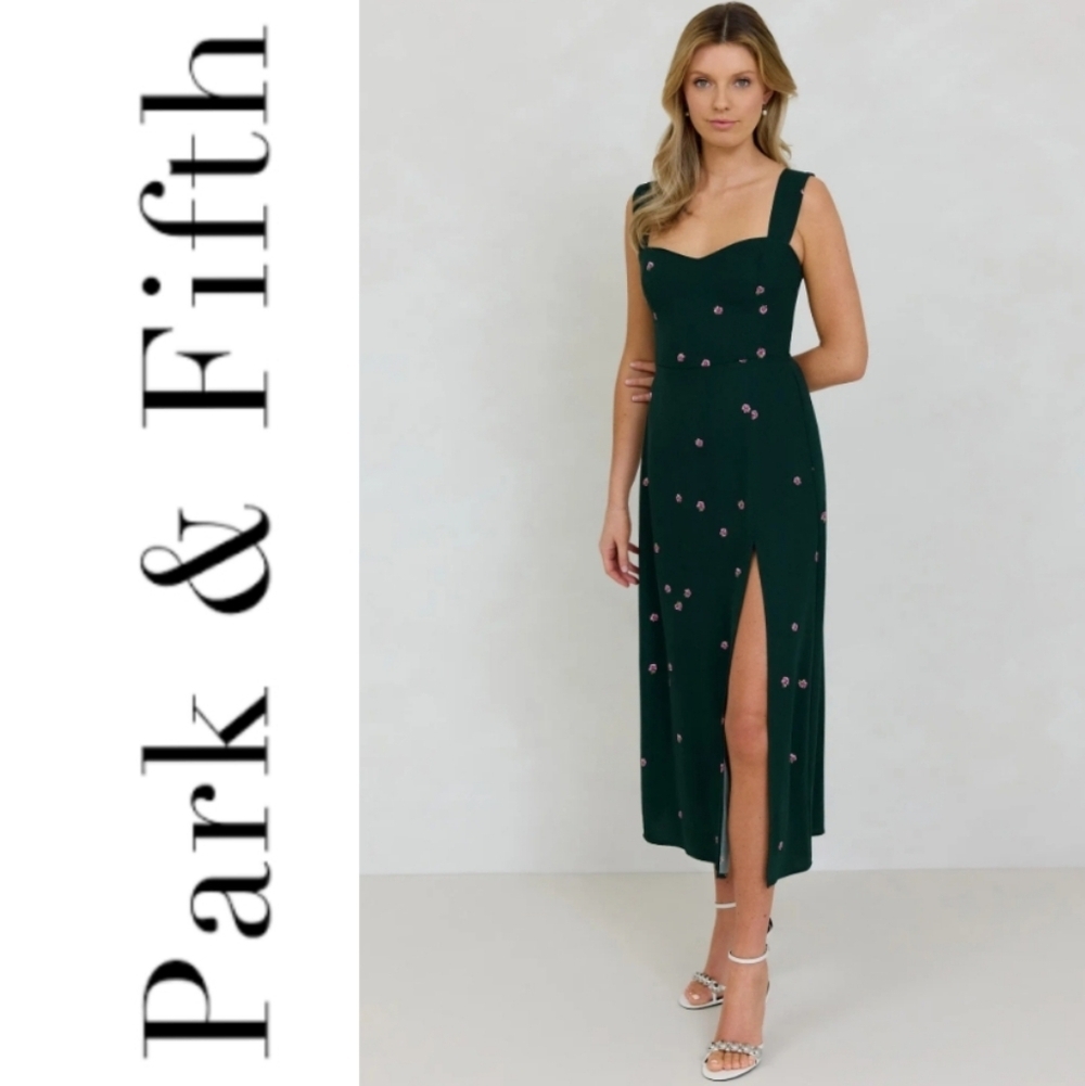 Nwt! Park and Fifth Hastings Dress with Rosebuds Print